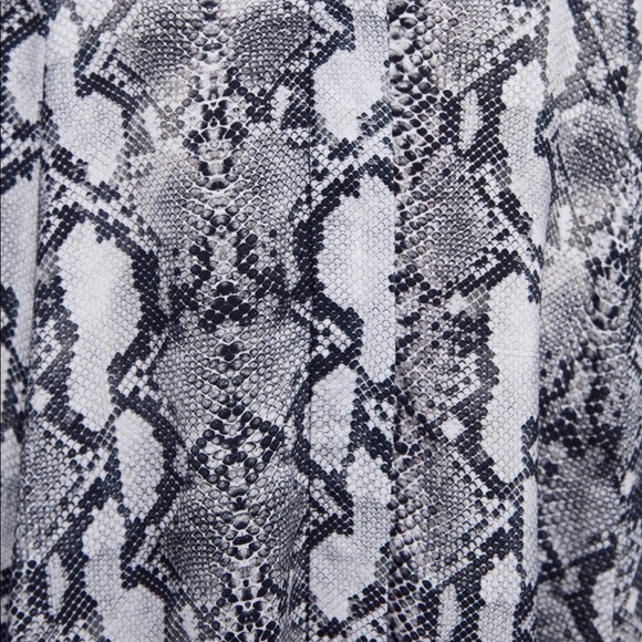 Last one♦️ZARA Snakeskin Printed Shirt Dress - Picture 7 of 7